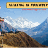 Trekking in November Himalayas