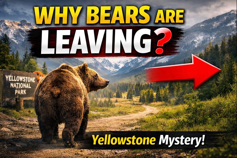 bears leaving Yellowstone National Park