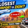 closest airport to Zion National Park