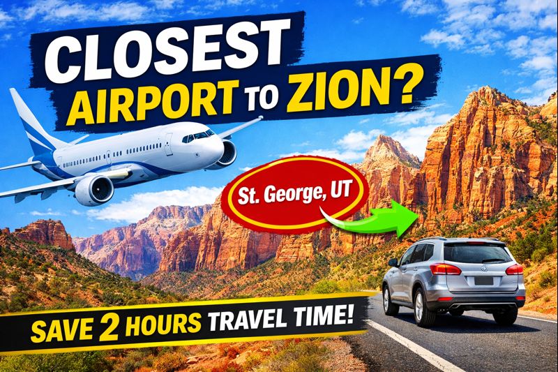closest airport to Zion National Park