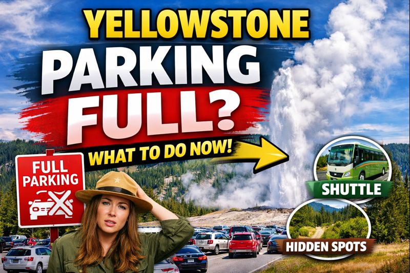 Yellowstone parking full