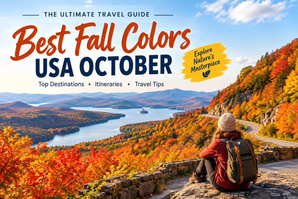 Best fall colors USA October